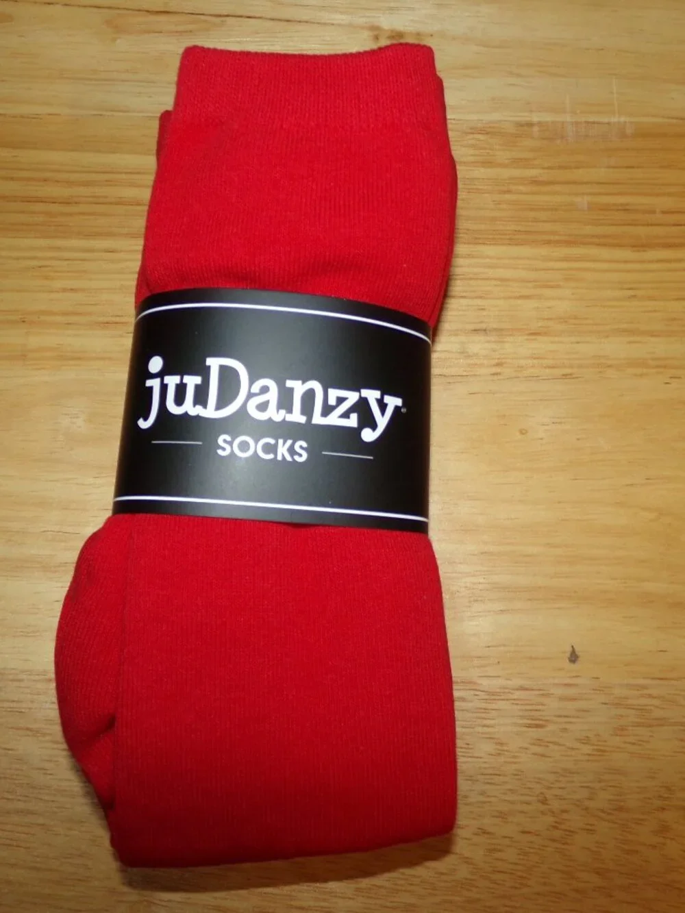juDanzy Knee High Socks 3 Pairs Red Uniform Soccer School AFO Unisex 10-15 Youth